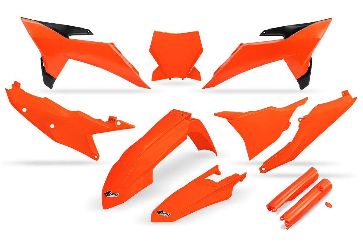PLASTMASU KOMPLEKTS UFO KTM SX/SX-F 125-450 '25-26 NEON ORANGE
