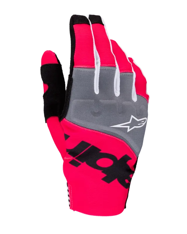 Alpinestars Techstar Cimdi BLACK PINK FLUO