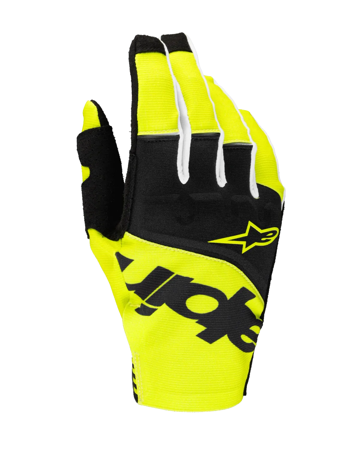 Alpinestars Techstar Cimdi BLACK YELLOW FLUO