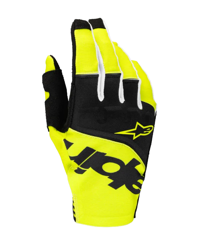 Alpinestars Techstar Cimdi BLACK YELLOW FLUO