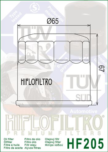 EĻĻAS FILTRS HF205