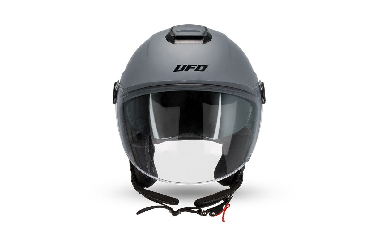 UFO Plast Ķivere Nixie demi jet helmet GREY
