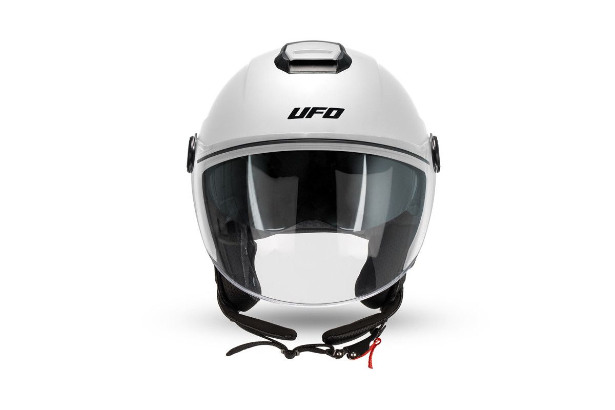 UFO Plast Ķivere Nixie demi jet helmet WHITE