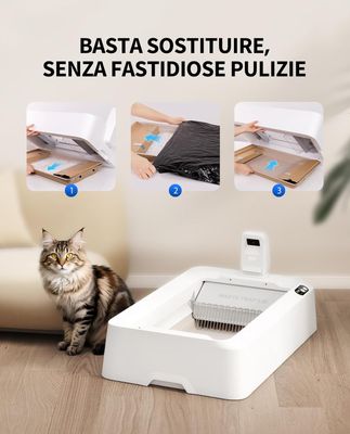 CRYSTAL LITTER Set 4 pz Lettiera non agglomerante