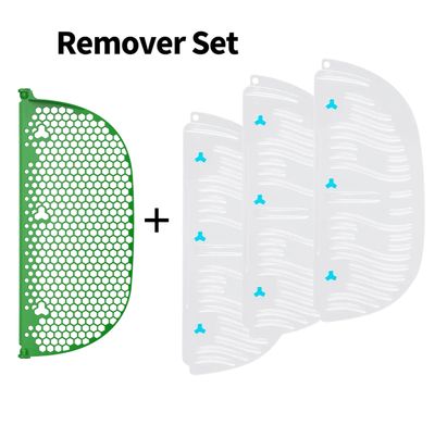 Griglia a nido d'ape verde + Remover