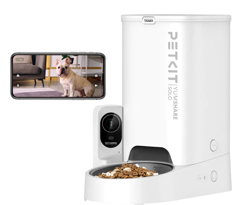 PETKIT YUMSHARE SOLO - Distributore di cibo con telecamera IA