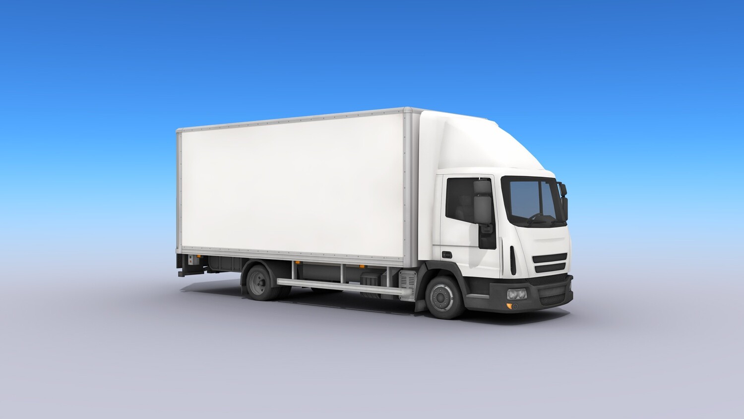 Medium Size Box Truck