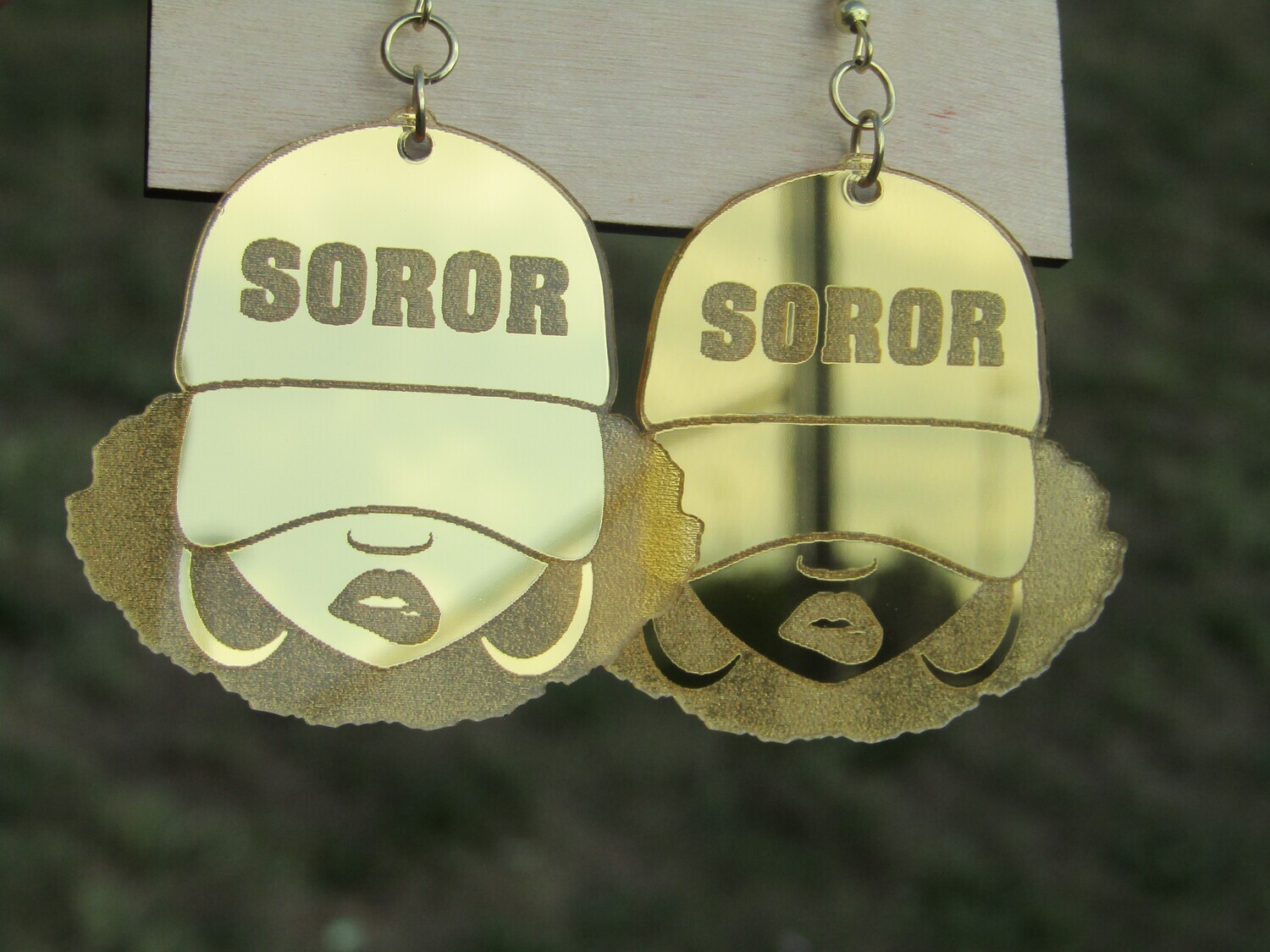 Mirrored Earrings- Soror