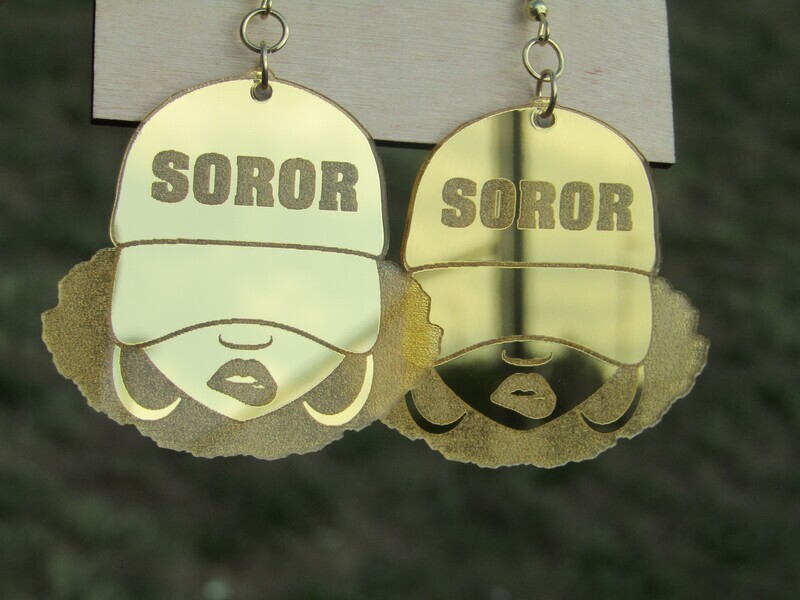 Mirrored Earrings- Soror