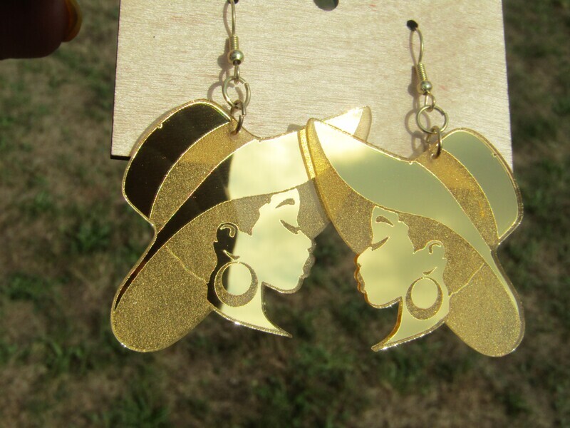 Mirrored Earrings- Tika