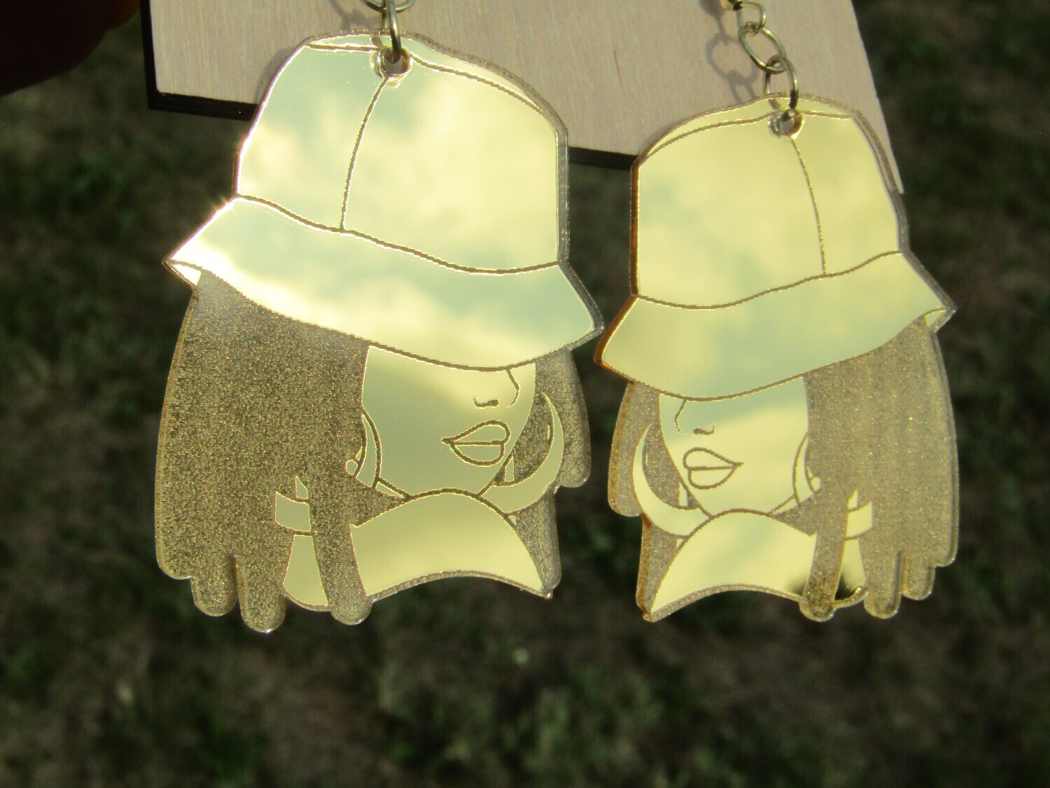 Mirrored Earrings - Tawana