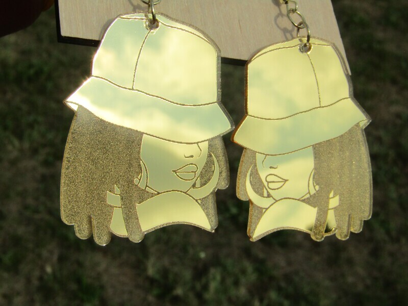 Mirrored Earrings - Tawana