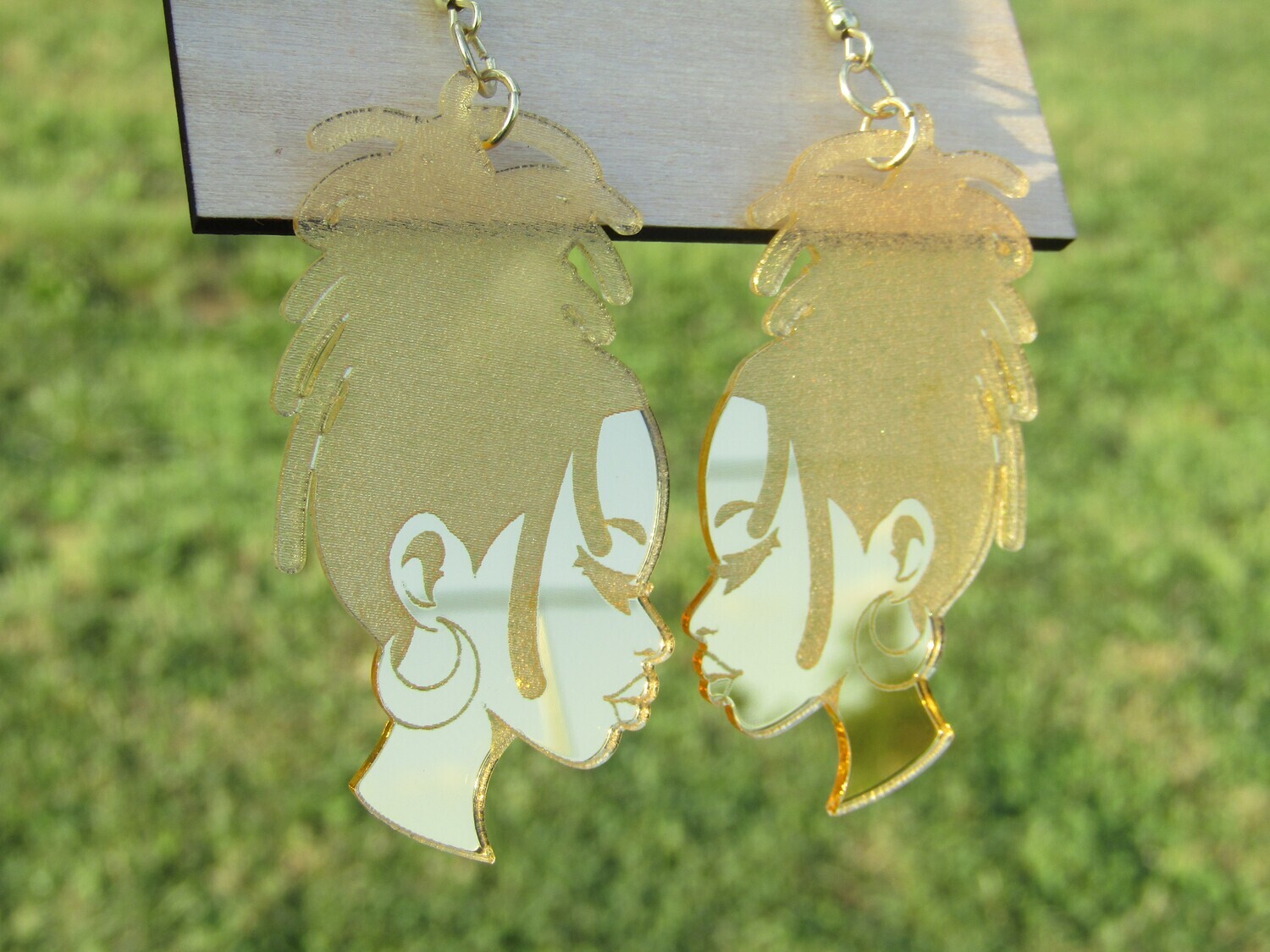 Mirrored Earrings - Amina