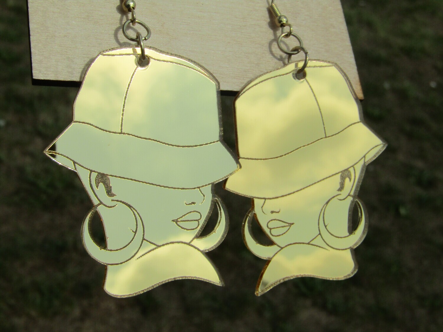 Mirrored Earrings- Nina
