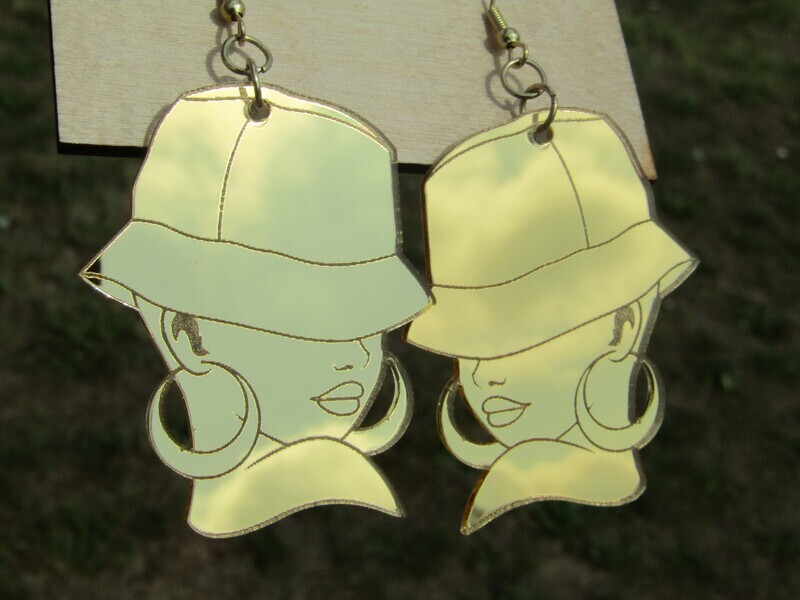 Mirrored Earrings- Nina