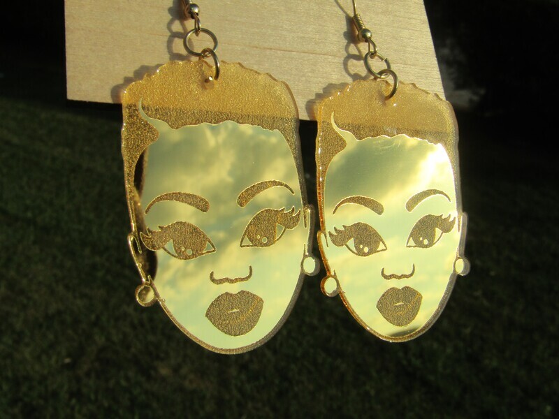 Mirrored Earrings - Angie