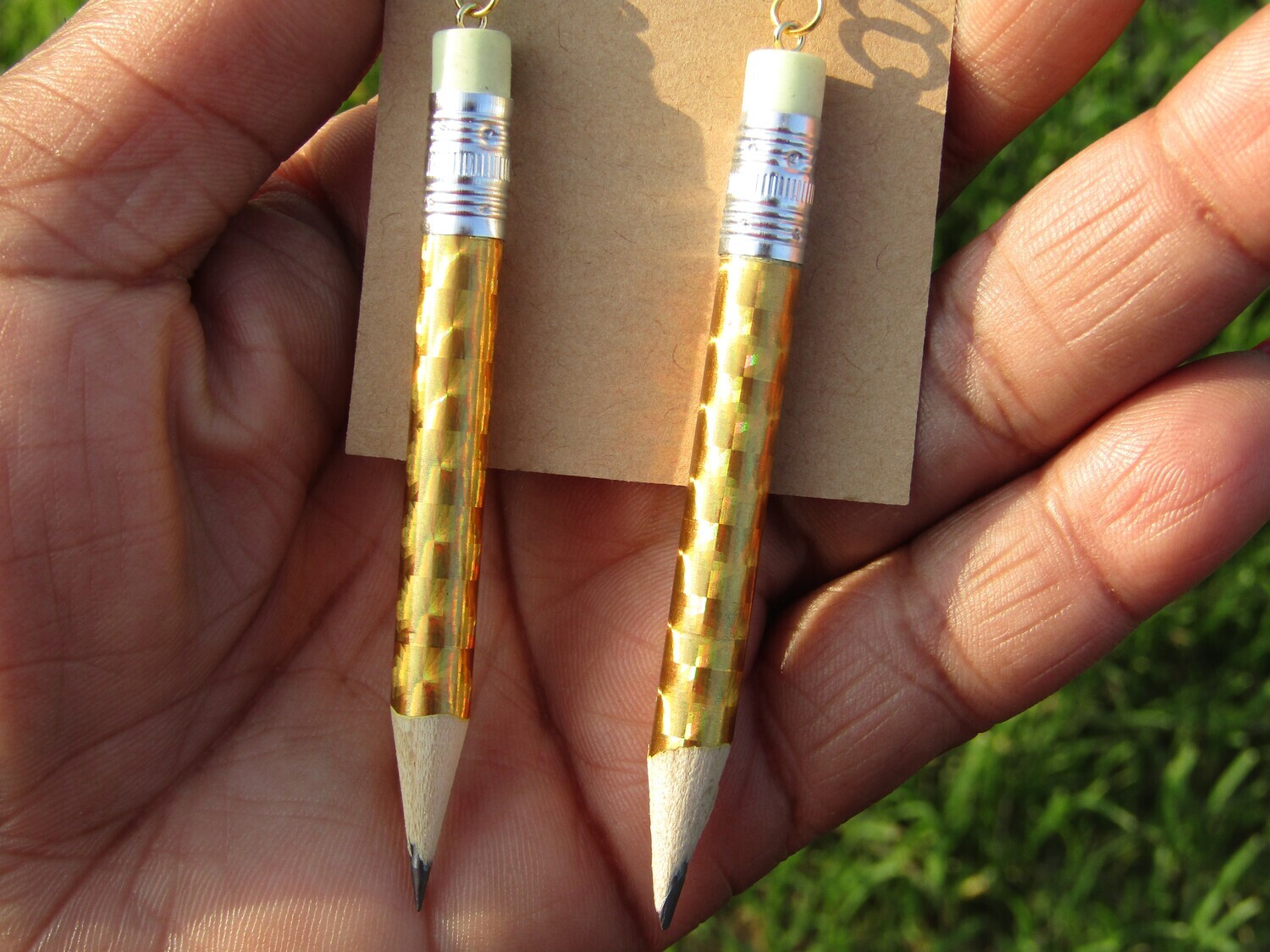 Back to School - Pencil (Gold)