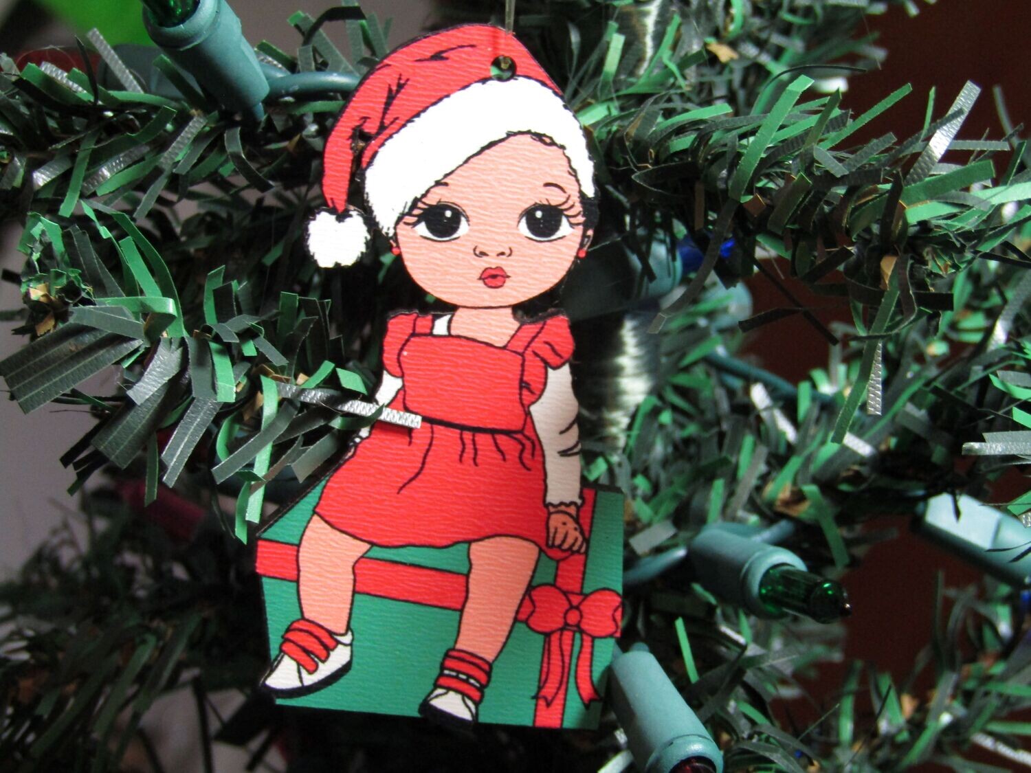 Christmas - Melanin Girls 3 Ornament Bundle