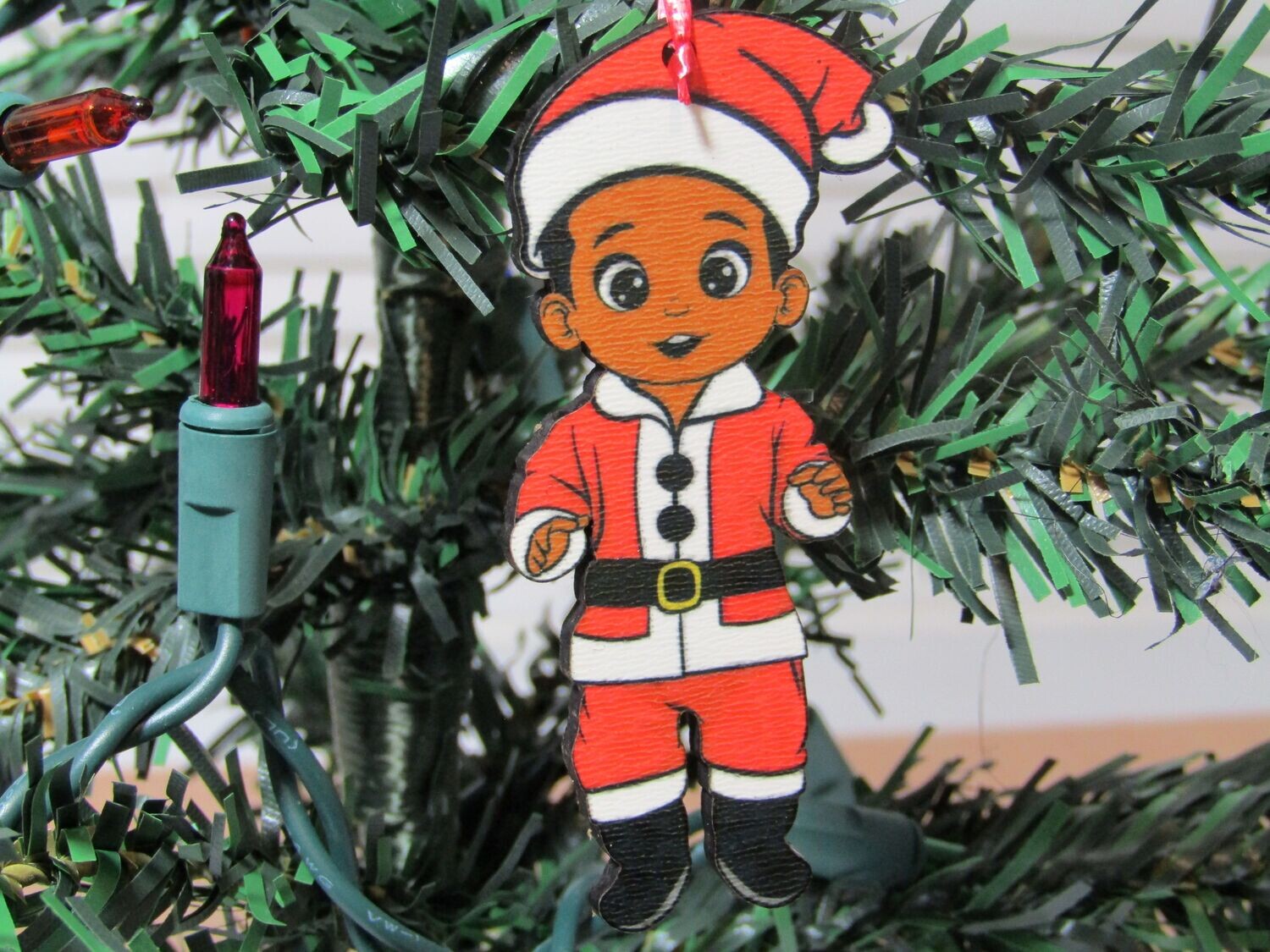 Christmas - Melanin Boys 1 Ornament Bundle