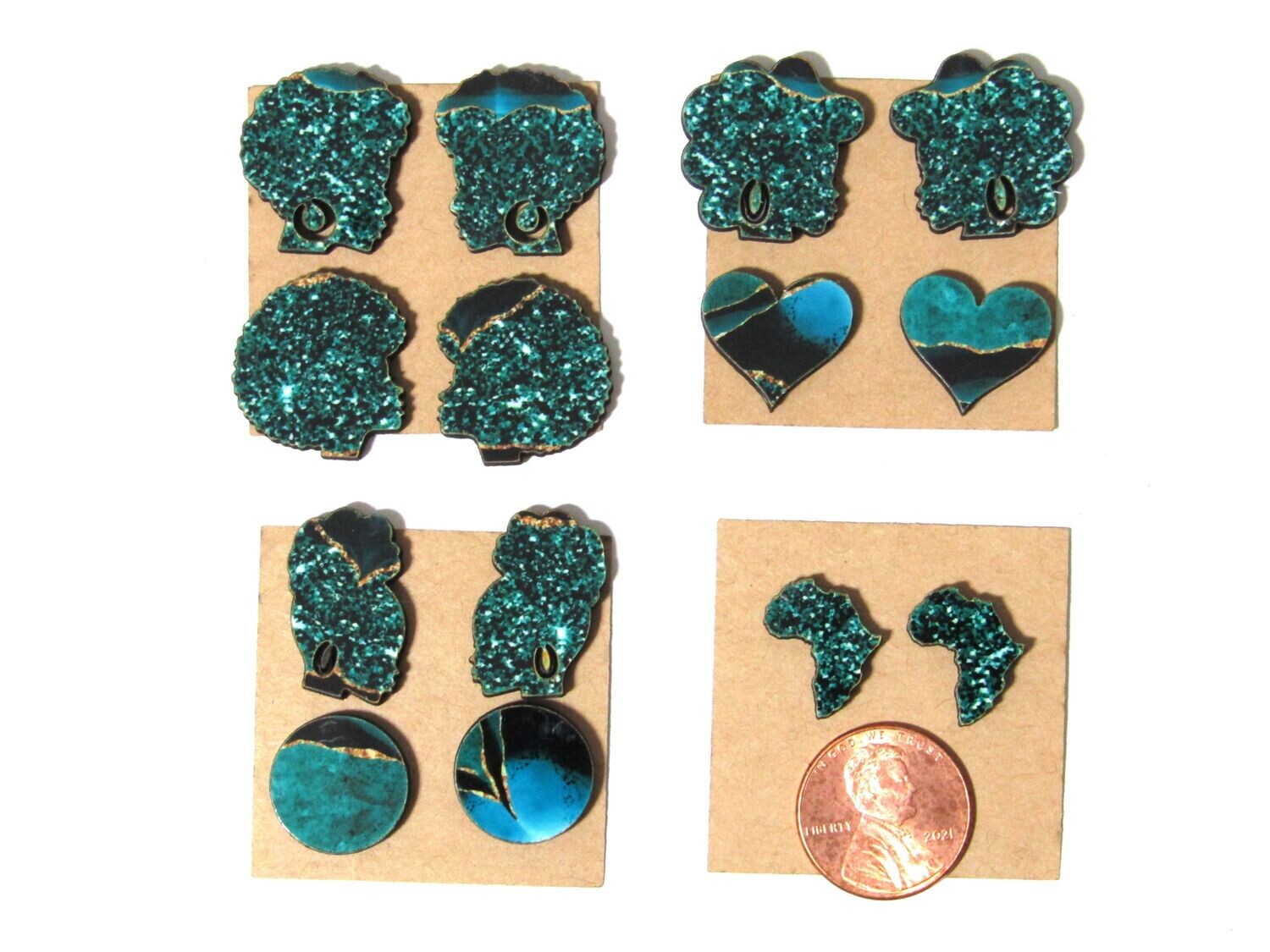 Pretty Post Charms - Turquoise Agate