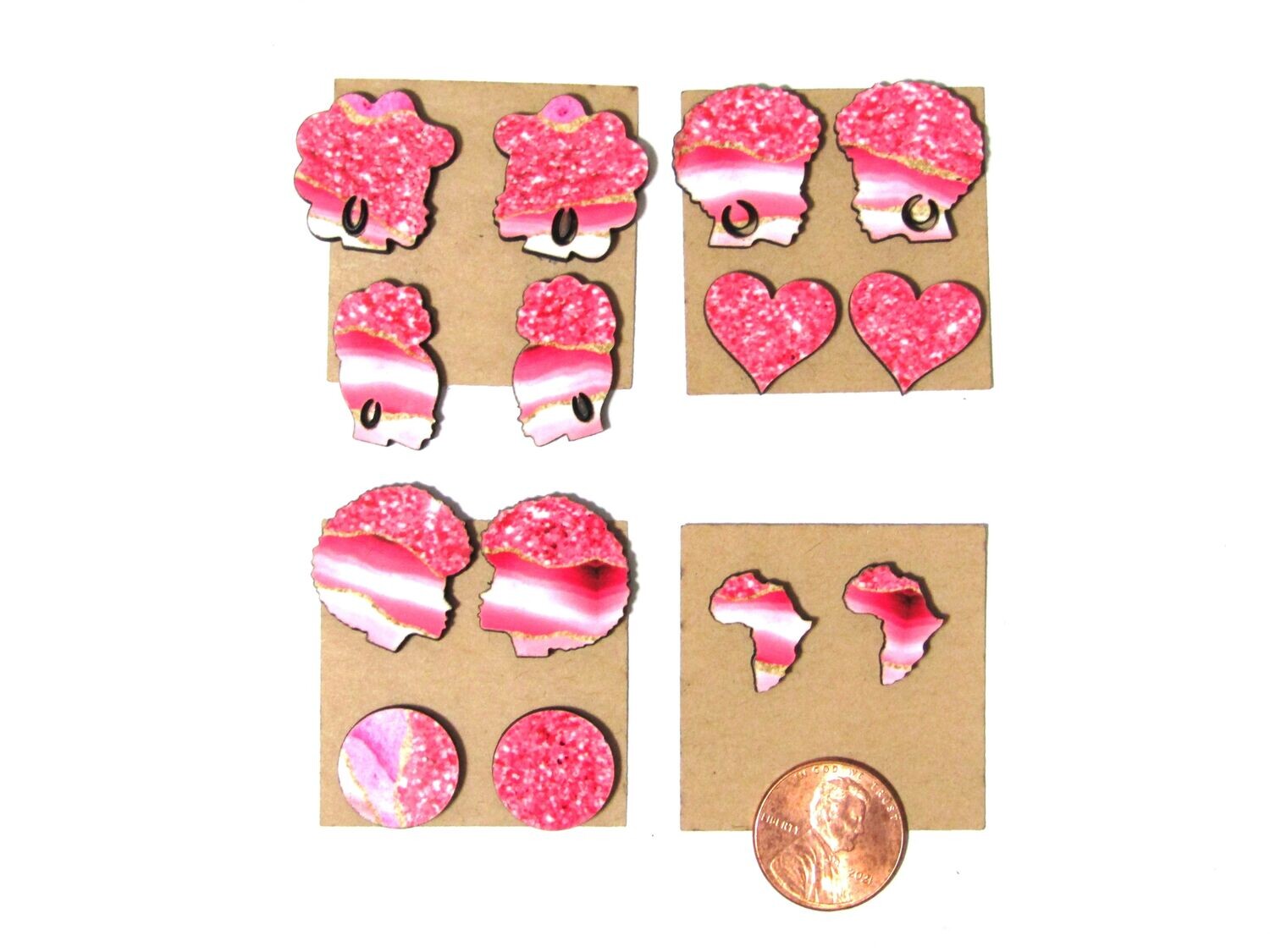 Pretty Post Charms - Pink Agate