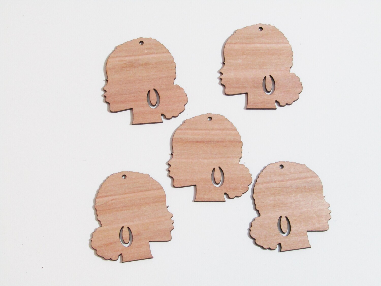 Afro Women Earring Blanks - Natasha
