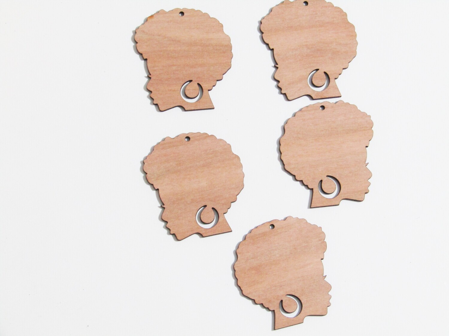 Afro Women Earring Blanks - Nakita