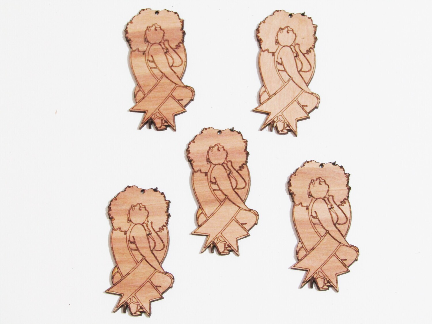 Afro Women Earring Blanks - Faith