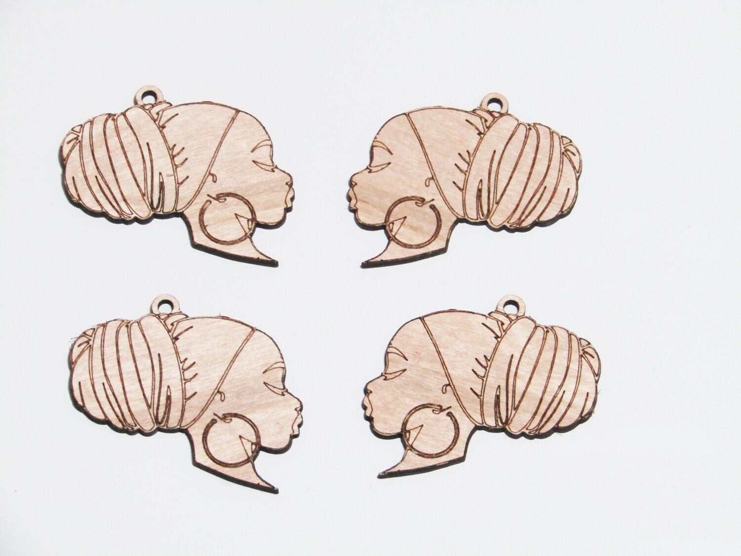 Afro Women Earring Blanks - Kamiyah