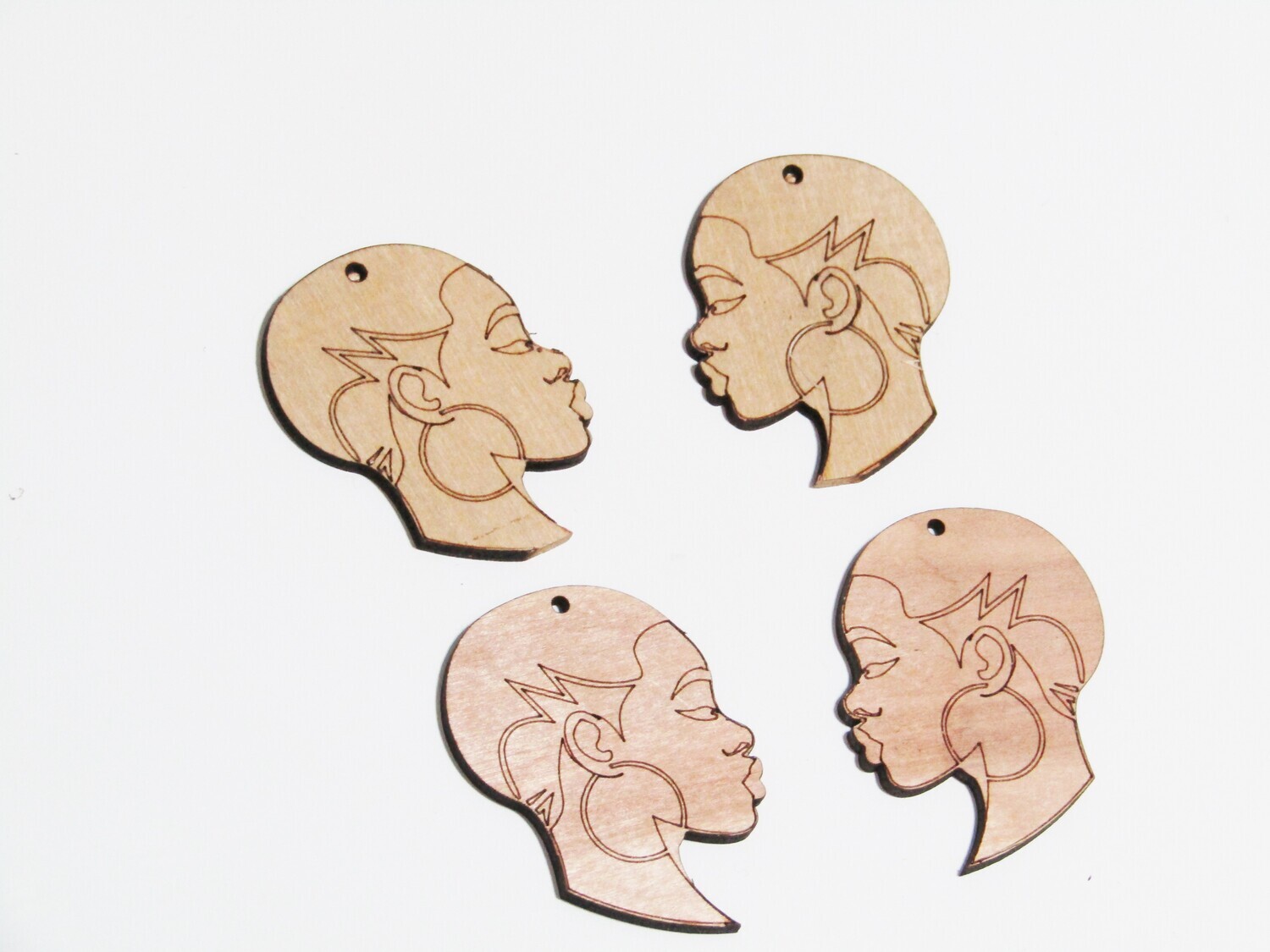 Afro Women Earring Blanks - Davita