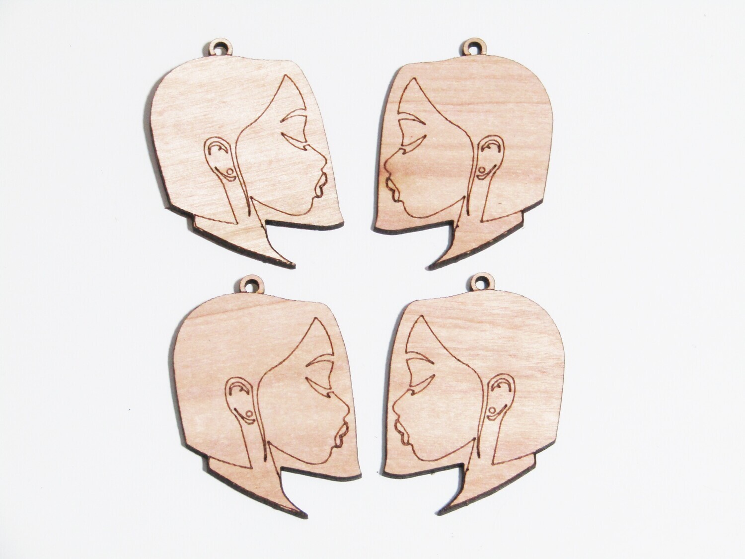 Afro Women Earring Blanks - Alyssa