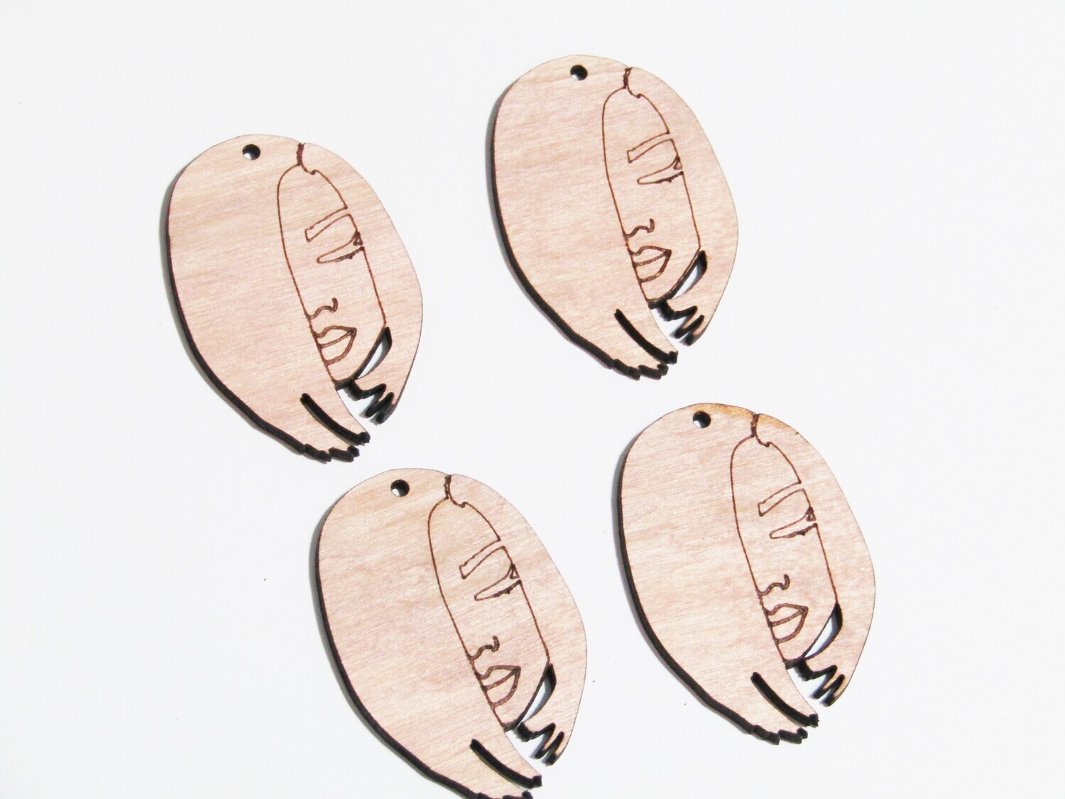 Afro Women Earring Blanks - Candace