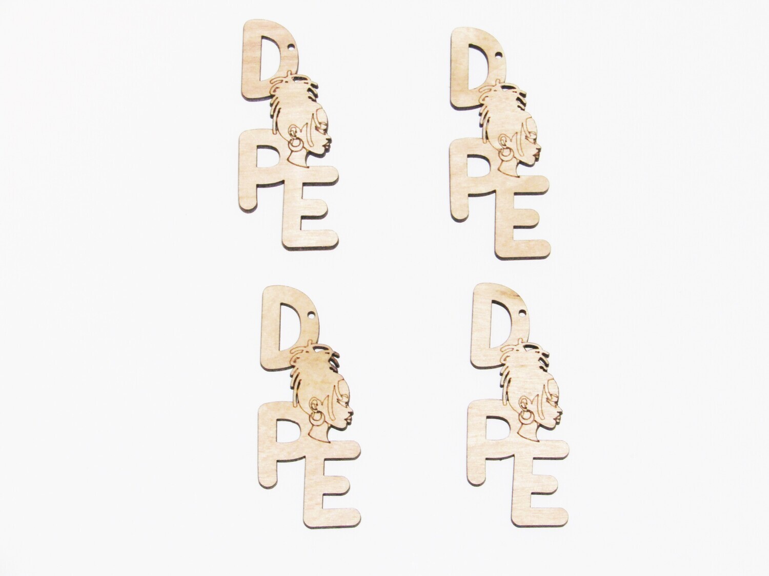 Afro Women Earring Blanks - Dope Amina