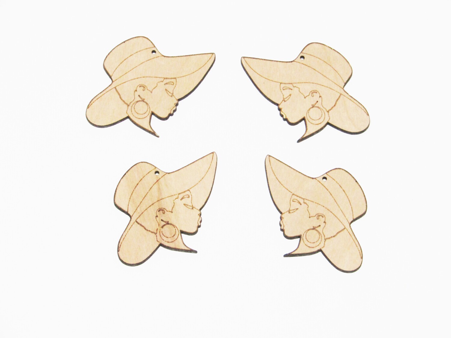 Afro Women Earring Blanks - Tika