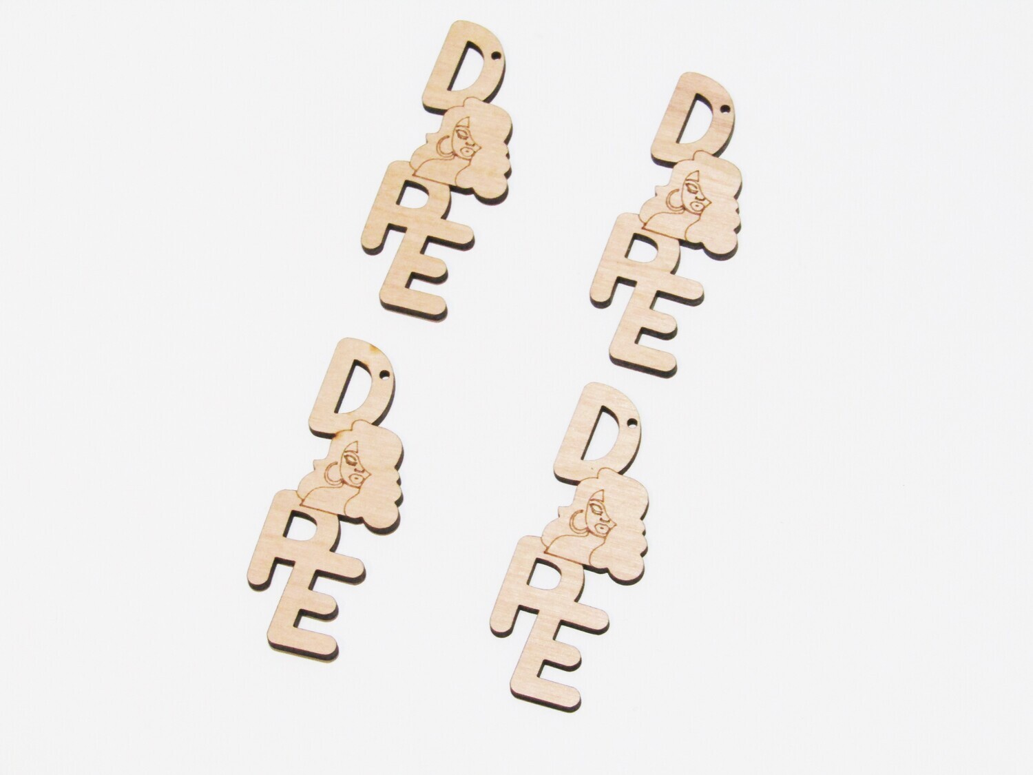 Afro Women Earring Blanks - Dope Cookie