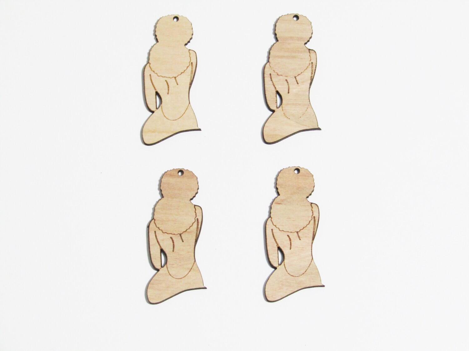 Afro Women Earring Blanks - Shay