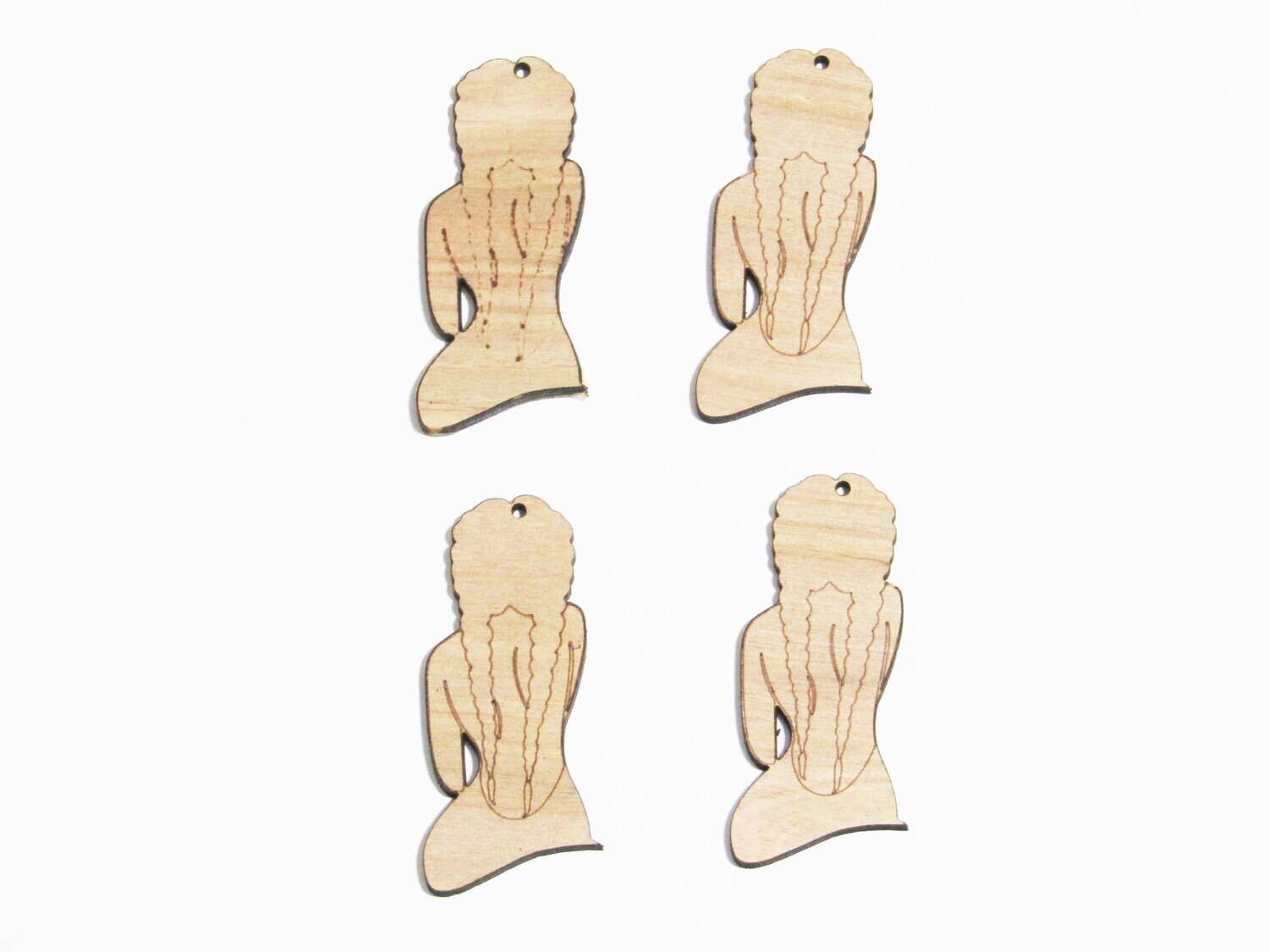 Afro Women Earring Blanks - Kayla