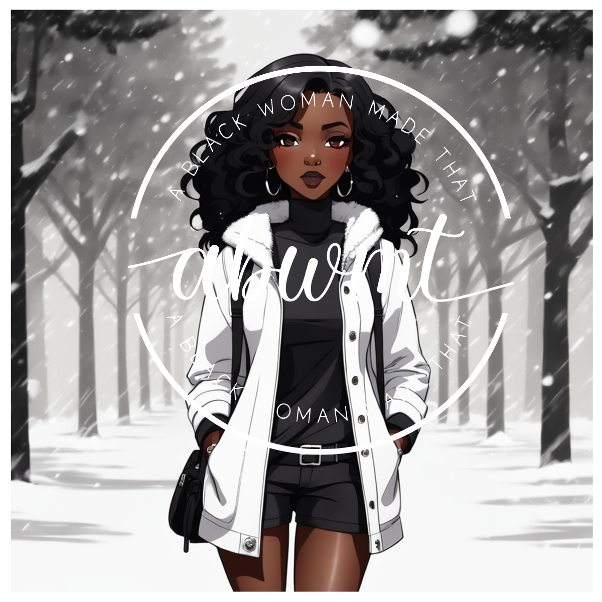 Book Dolls - Black &amp; White 6