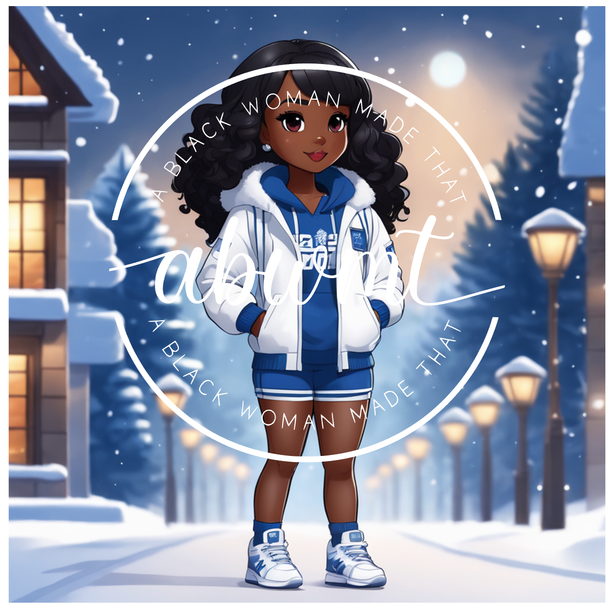 Book Dolls - Blue &amp; White 4