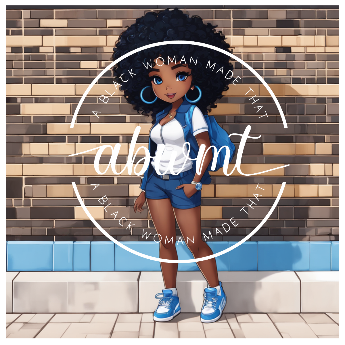 Book Dolls - Blue &amp; White 24