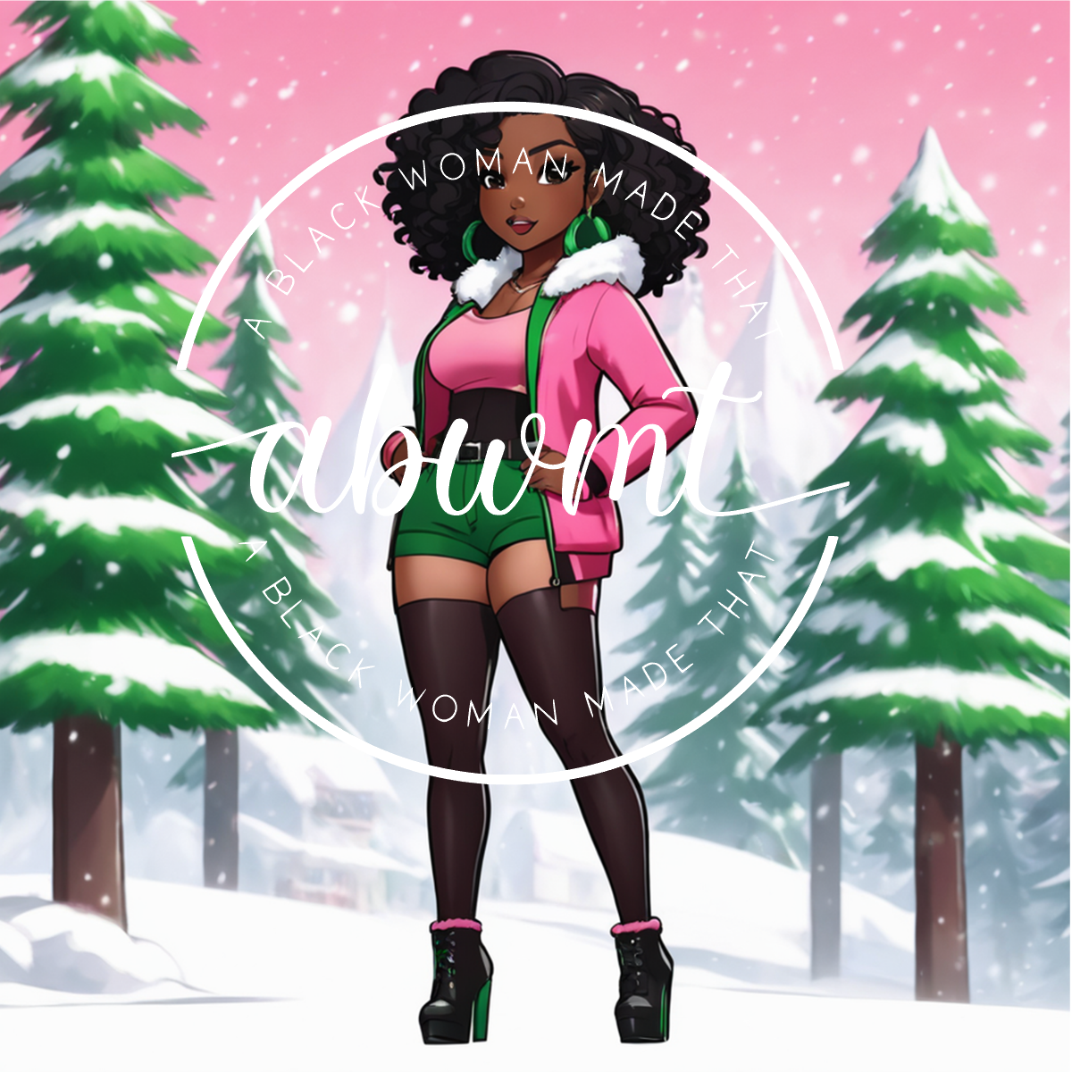 Book Dolls - Pink &amp; Green 18