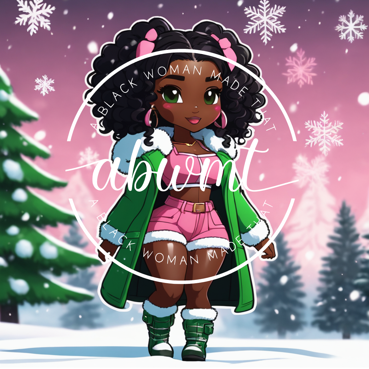 Book Dolls - Pink &amp; Green 22