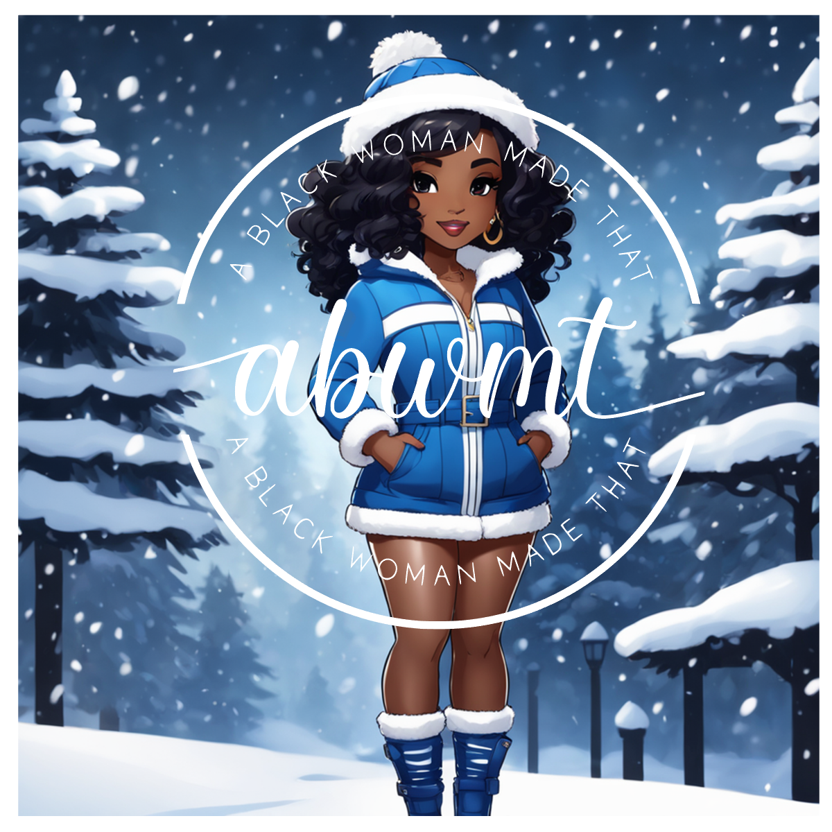 Book Dolls - Blue &amp; White 19