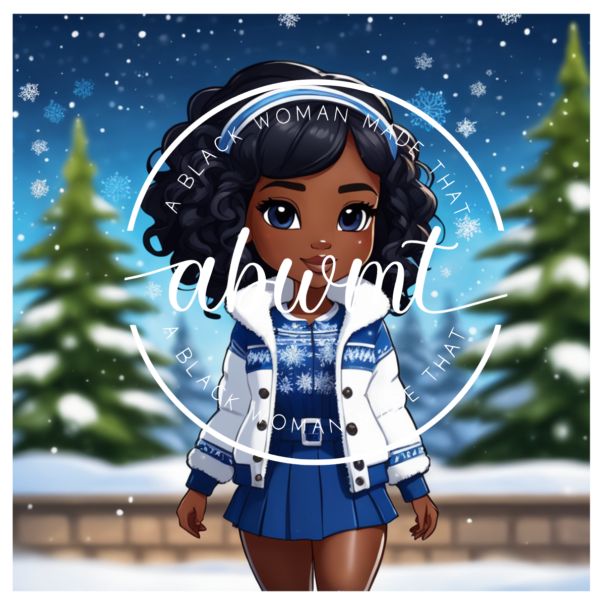Book Dolls - Blue &amp; White 20