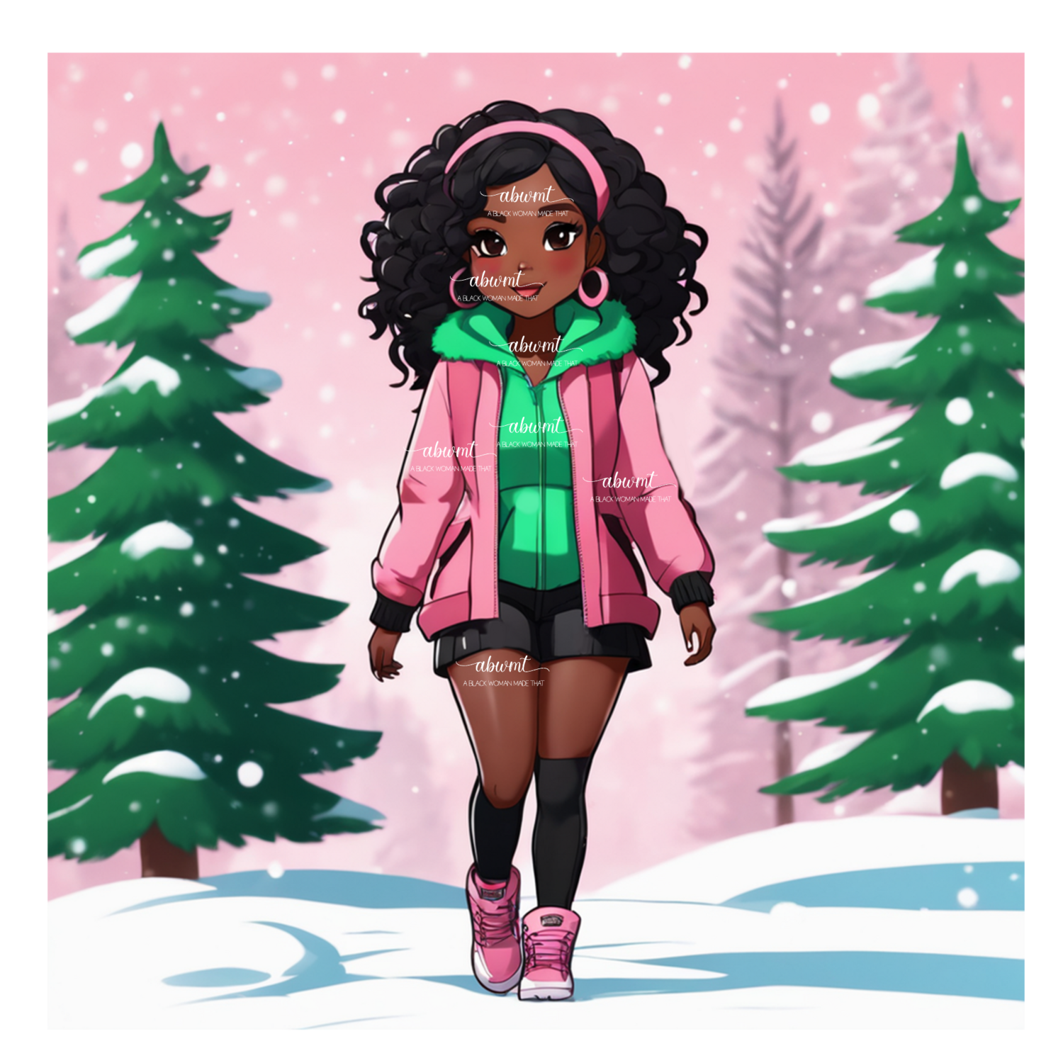Book Dolls - Pink &amp; Green 2