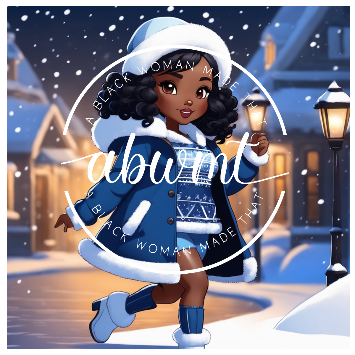 Book Dolls - Blue &amp; White 13