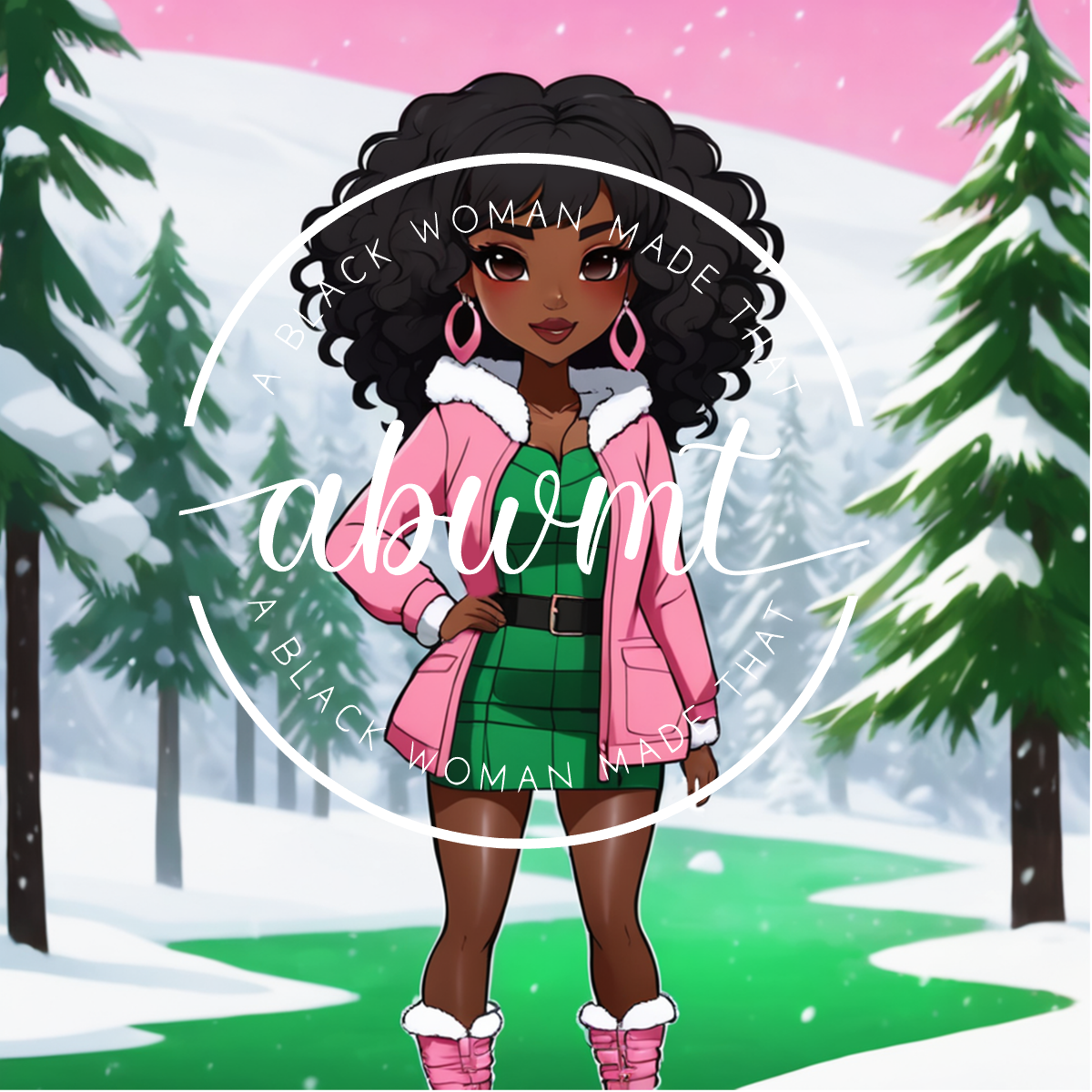 Book Dolls - Pink &amp; Green 9