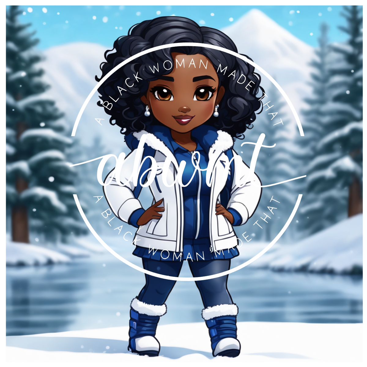 Book Dolls - Blue &amp; White 10