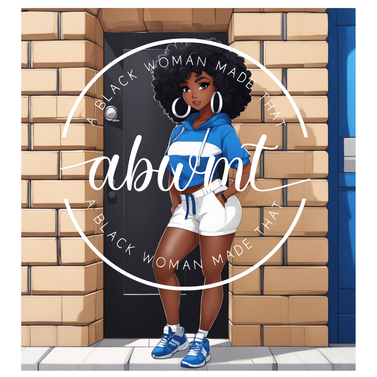 Book Dolls - Blue &amp; White 25