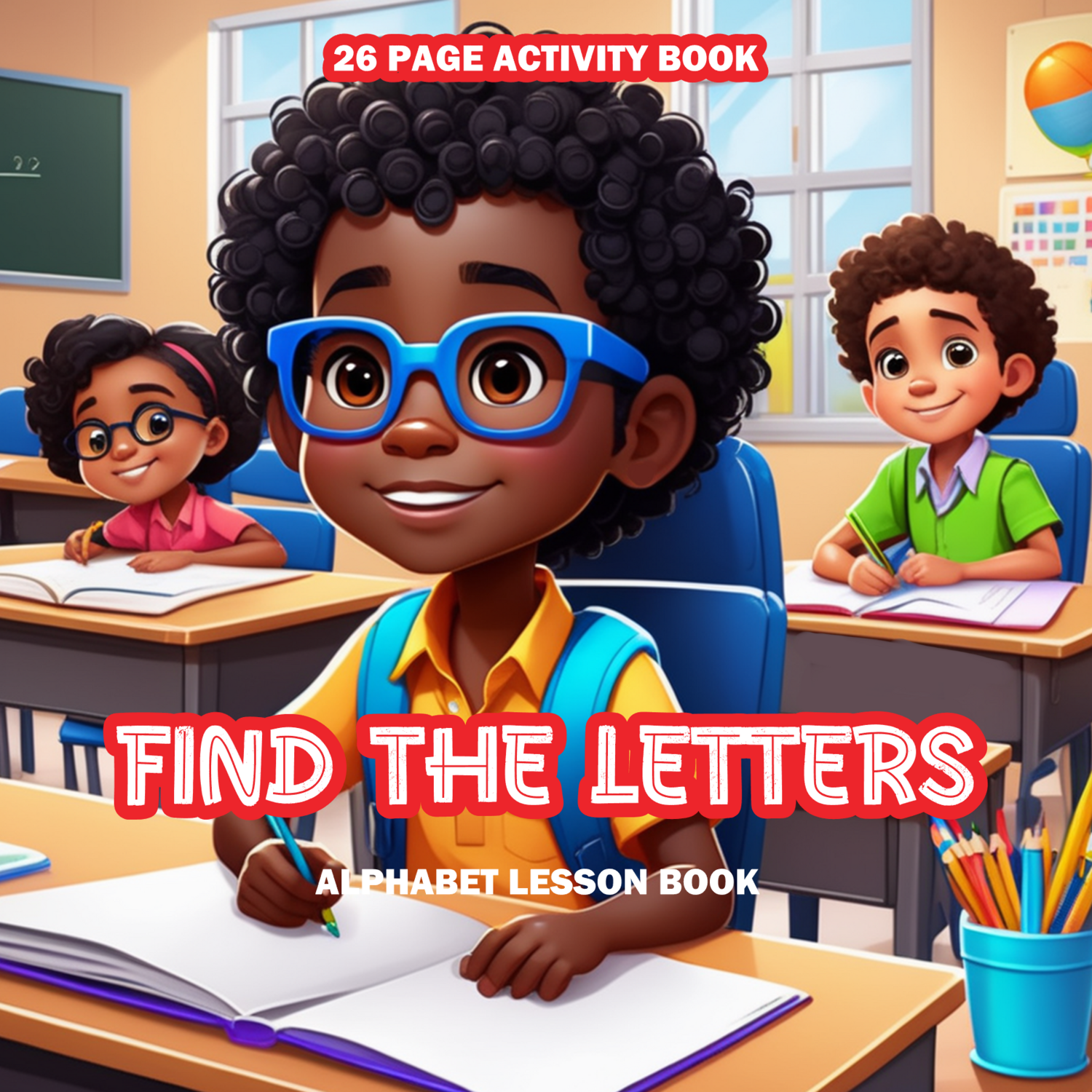 Pre-Written Manuscripts - Find The Letters Activity Book
